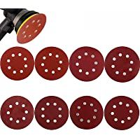 Gudotra 80pcs Discos de Pulir Papel de Lija Velcro Redonda para Lijadora Orbital Grano de 320-400-600-800-1000-1200-1500…